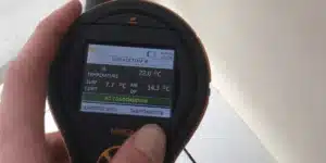 Damp Meter Readings