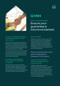 QANW PCA Overview Damp proofing specialists need guarantee, which comes from QANW and the PCA
