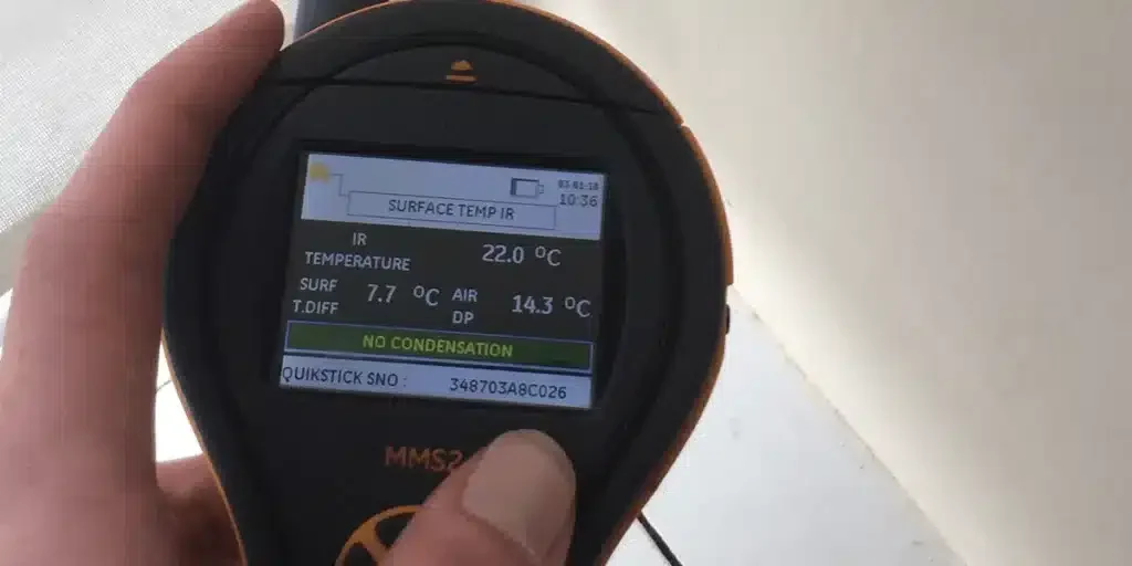 Damp Meter Readings